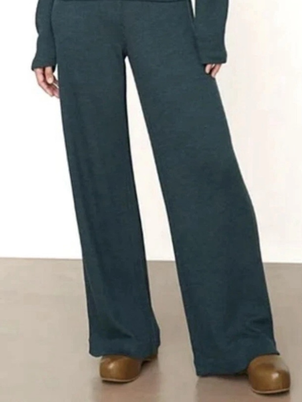 Vince Wide Leg Pants in Deep Teal